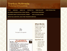Tablet Screenshot of granburymultimedia.com